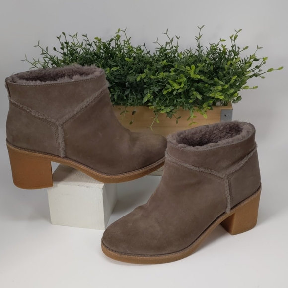 taupe ankle boots australia